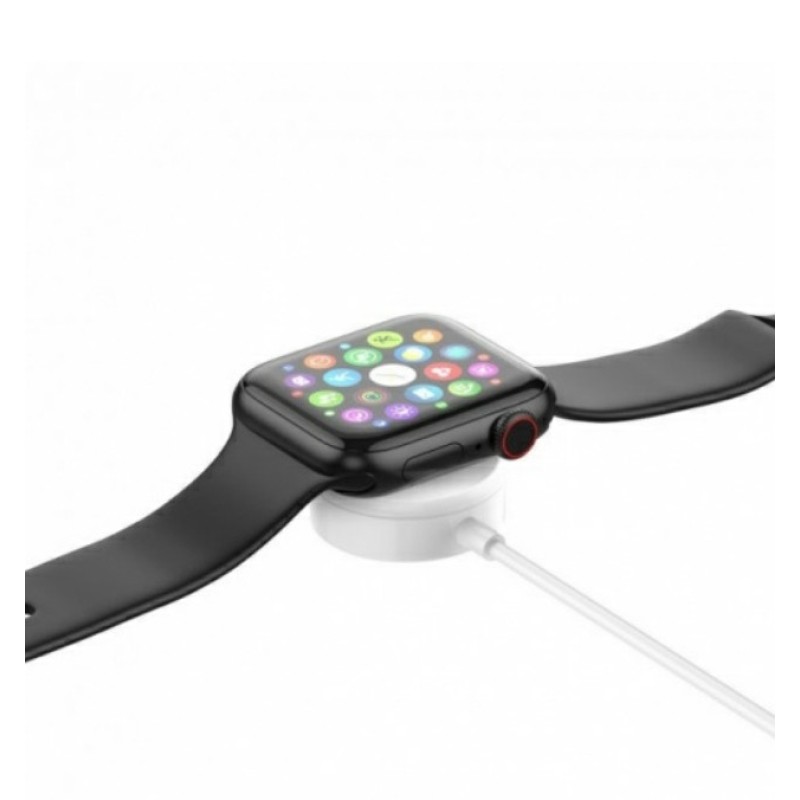 Безпровідний зарядний пристрій для годинників Hoco Y1 Pro / 80 см. / Білий