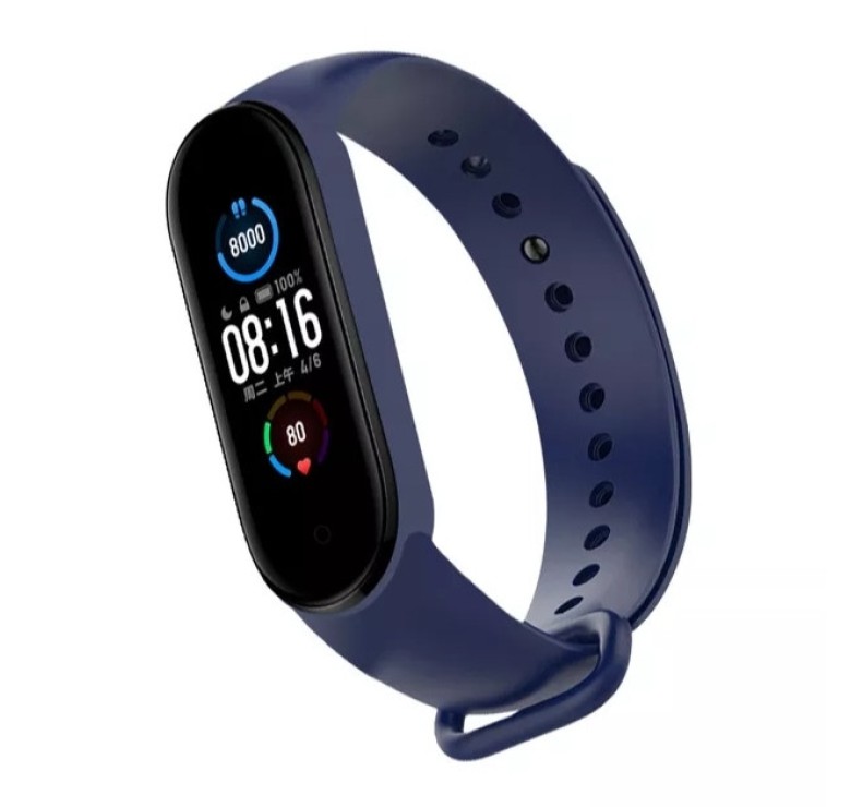 Ремінець на розумний браслет Xiaomi Mi Band 7 / Темно-синій