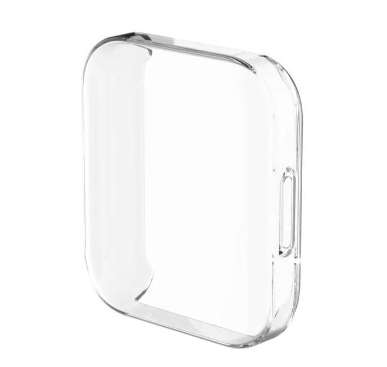 Силіконова накладка (бампер) для годинника Redmi Watch 2 Lite / Повне покриття / Прозора