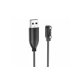 Магнітний фірмовий USB кабель для зарядки смарт-годинників Hoco Y7 / Hoco Y8 / 60 см. / Чорний