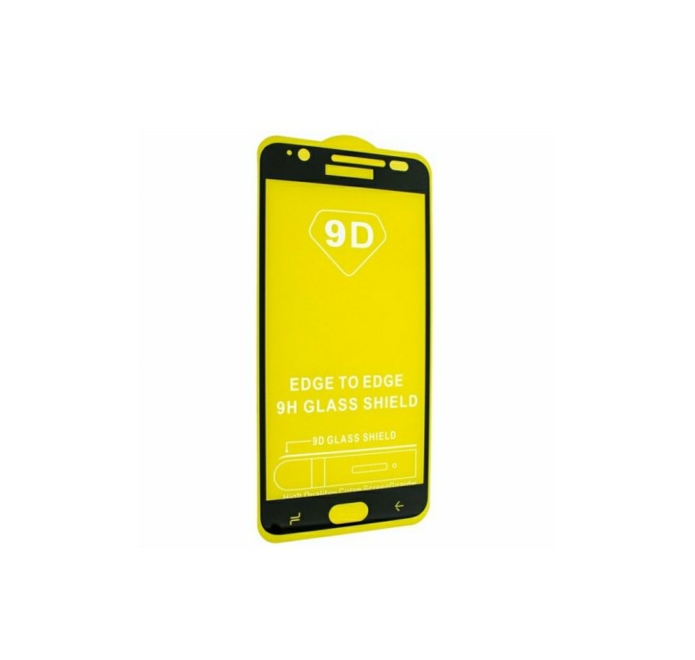 Загартоване захисне скло на Samsung Galaxy J710 / Чорна рамка