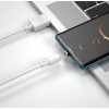 Магнітний кабель Type-C - USB / XO-NB187 / Круглий / 360 Градусів / 100 см. / Білий
