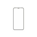 Загартоване скло на Iphone 12 / Повне покриття / Чорна рамка