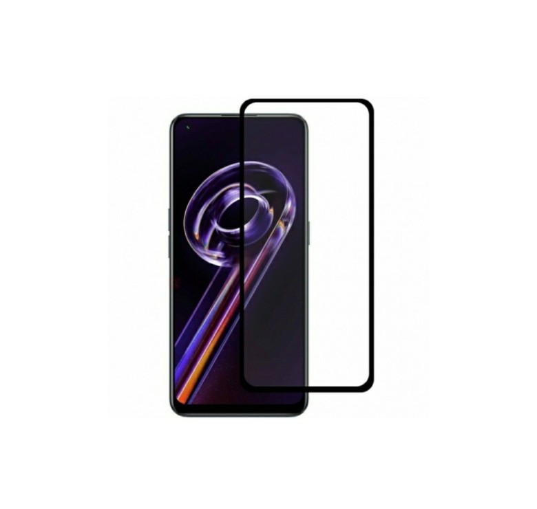Загартоване захисне скло на смартфон Realme 9 Pro Plus (5G) / Чорна рамка