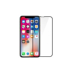 Закаленное стекло на  Iphone 12 Pro Max / Полное покритие /  Черная рамка