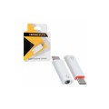 Перехідник AUX з Type-c на аудіо 3.5 mm. / Білий