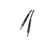 AUX перехідник XO-NB-R175A (кабель) для передачі аудіо / Mini-jack 3.5 mm. / 2 Pin / Силіконовий / 1 метр / Чорний