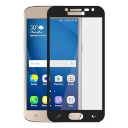 Загартоване захисне скло на Samsung J2 Pro (2018) / Чорна рамка