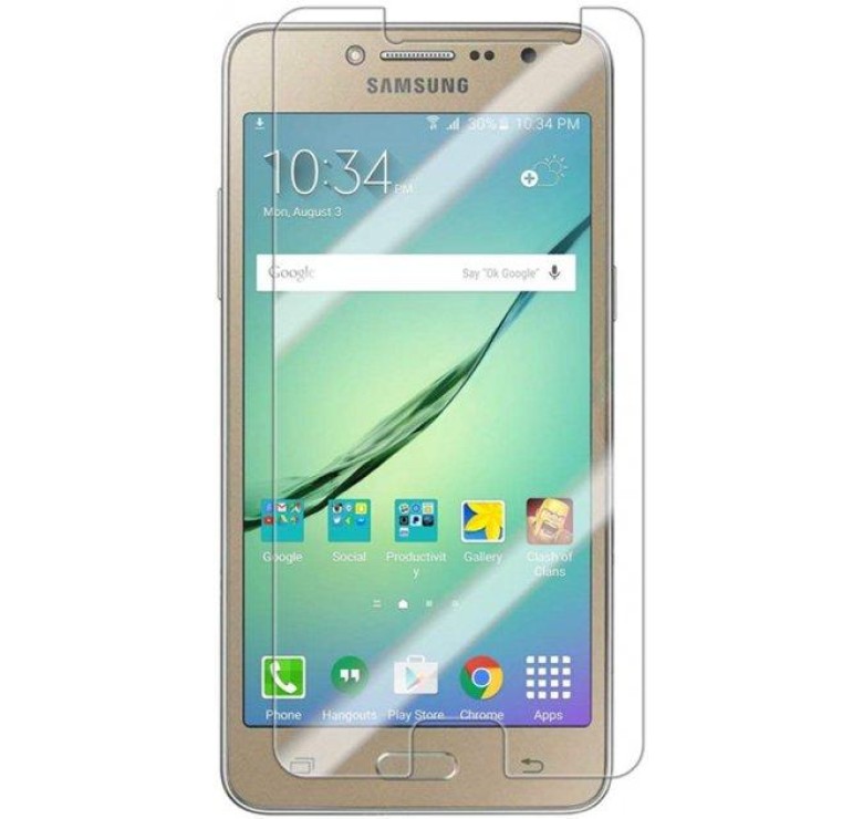 Загартоване захисне скло на Samsung J2 Prime / Без рамки / Прозоре