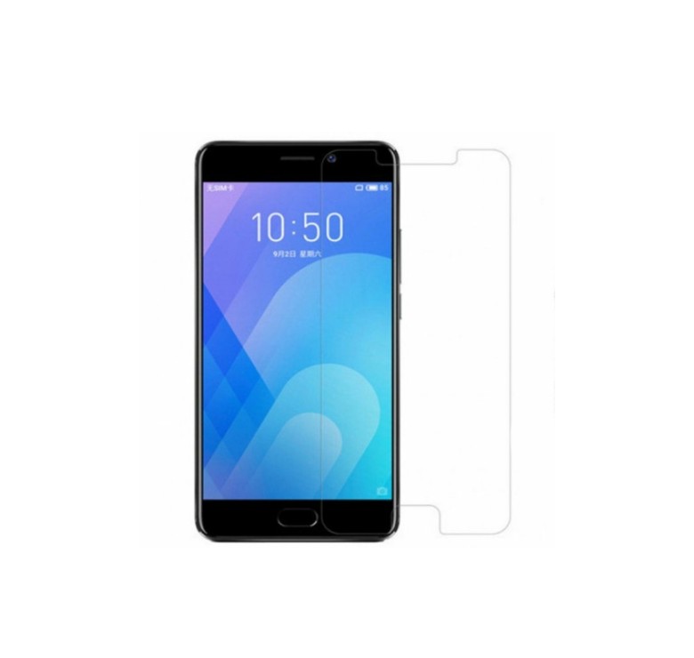 Загартоване захисне скло на Meizu M6 / Без рамки / Прозоре