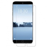 Загартоване захисне скло на  Meizu M15 / Без рамки / Прозоре