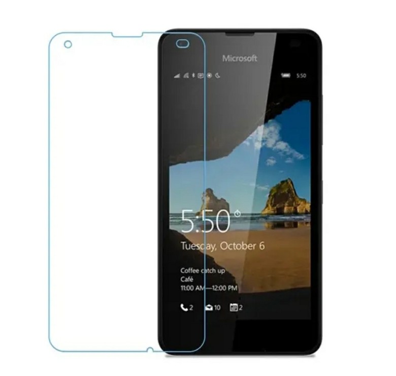 Загартоване захисне скло на Nokia 550 / Без рамки / Прозоре