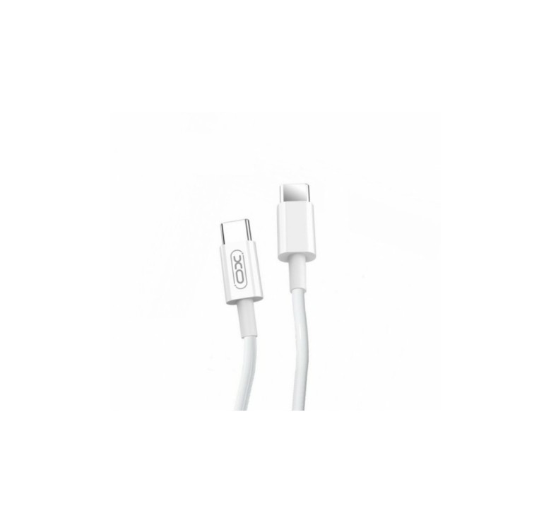 Кабель XO-NB124 / Type C на Type C / для смартфонів / PD 40 ват / 1 метр / Білий