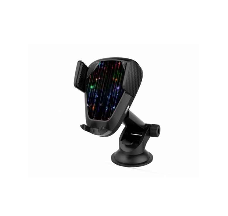 Зарядка безпровідна автомобільна aiLink Sensor Auto V7 / 2 в 1 / USB / Швидка зарядка Quick Charge 2.0 / Чорна