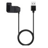 Універсальний USB кабель для зарядки смарт-годинників / 2 контакта 7 мм. / 30 см. / Чорний
