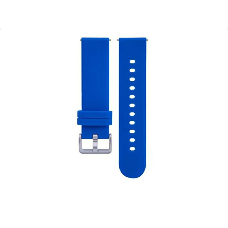 Ремешок силиконовый для умных часов / 20 мм. / Синий