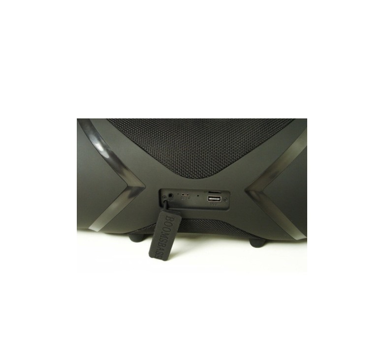 Блютуз колонка UBL BOOMBASS E 818 / 41 см. / 40 ват / Чорна