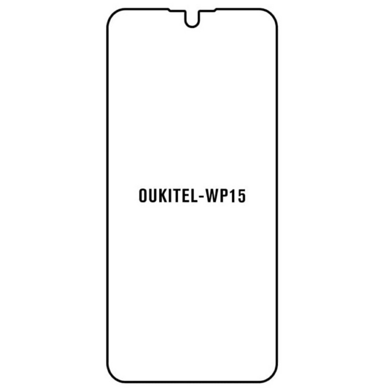 Гідрогелева олеофобна захисна плівка для Oukitel WP15 / Прозора
