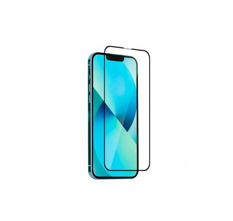 Загартоване скло на Iphone 14 Plus / Повне покриття / Чорна рамка