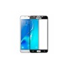Загартоване захисне скло на Samsung J7 Prime / Чорна рамка