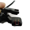 Універсальний USB кабель для зарядки смарт-годинників / 2 Pin, 4 mm / 30 см. / Чорний