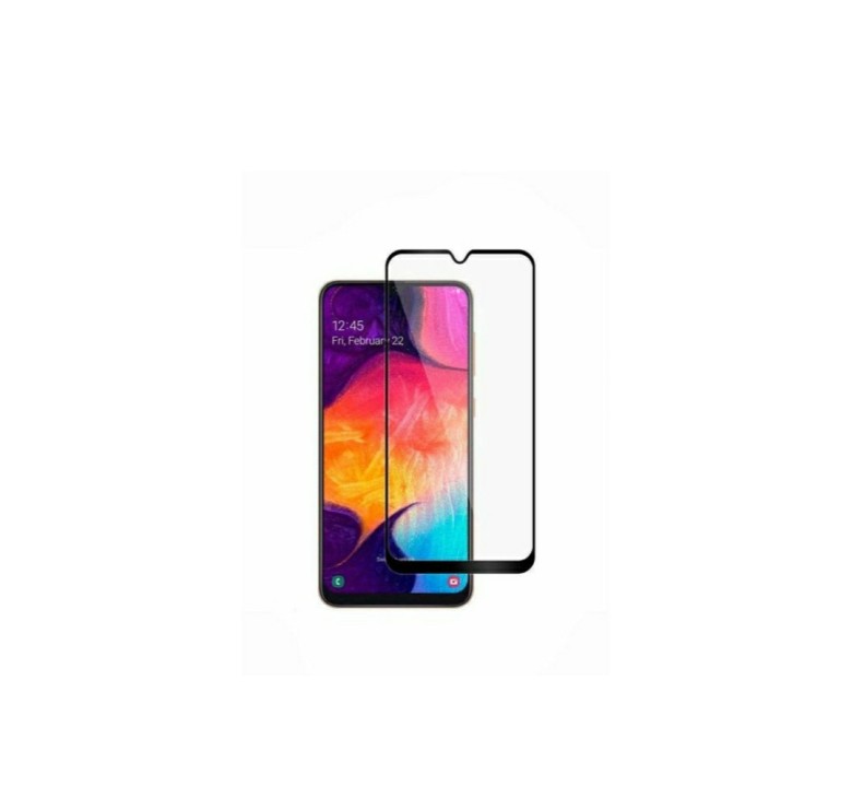 Загартоване захисне скло на Samsung Galaxy A10 (SM-A105) / Чорна рамка