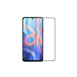 Закаленное защитное стекло на Xiaomi Redmi Note 11T 5G / Черная рамка