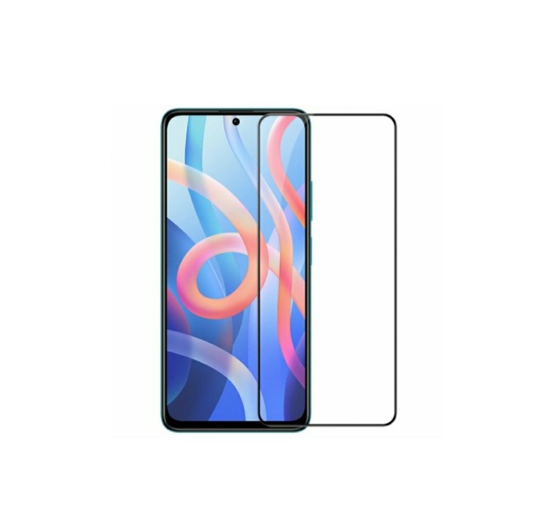 Загартоване захисне скло на Xiaomi Redmi Note 11T 5G / Чорна рамка