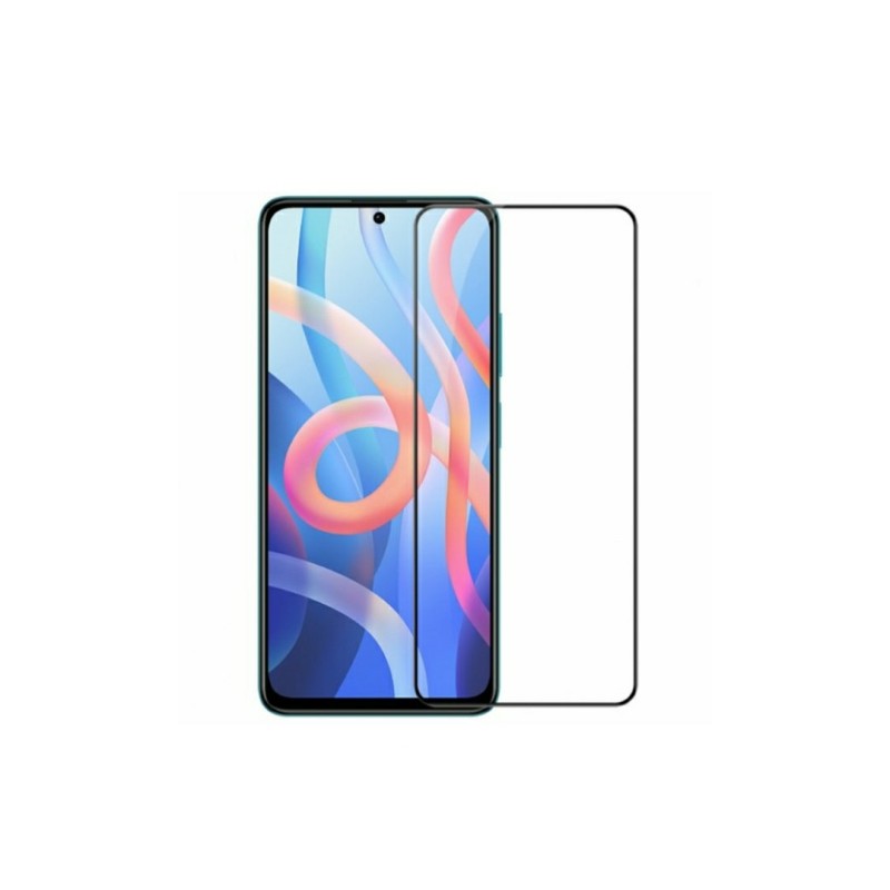 Закаленное защитное стекло на Xiaomi Redmi Note 11T 5G / Черная рамка