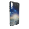 Силіконова накладка (бампер) для смартфона Huawei P20 Pro / З принтом / Чорна