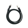 Магнітний кабель USLION 2 в 1 / Micro - USB / 540 градусів / Круглий / 100 см. / Чорний
