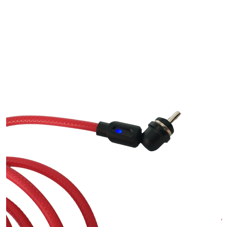 Магнітний кабель USLION 2 в 1 / Lightning (Iphone) - USB / 540 градусів / Круглий / 100 см. / Червоний