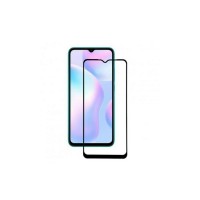 Загартоване захисне скло на Xiaomi Redmi 10A / Чорна рамка