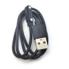 Магнітний USB кабель для дитячого смарт-годинника Q100 Q100S / 50 см. / 4 конектора / Чорний