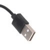 Магнітний USB кабель для дитячого смарт-годинника Q100 Q100S / 50 см. / 4 конектора / Чорний
