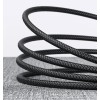 Магнітний кабель USLION 2 в 1 / Type-C - USB / 540 градусів / Круглий / 200 см. / Чорний