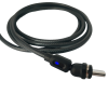 Магнітний кабель USLION 2 в 1 / Type-C - USB / 540 градусів / Круглий / 200 см. / Чорний