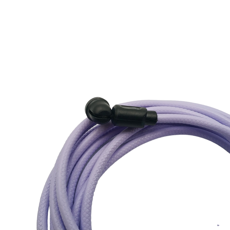 Магнітний кабель USLION 2 в 1 / Type-C - USB / 540 градусів / Круглий / 200 см. / Фіолетовий