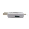 USB хаб і кардрідер (2в1) / USB 2.0 / 4 порти (2 шт. USB, micro SD, micro) / Білий