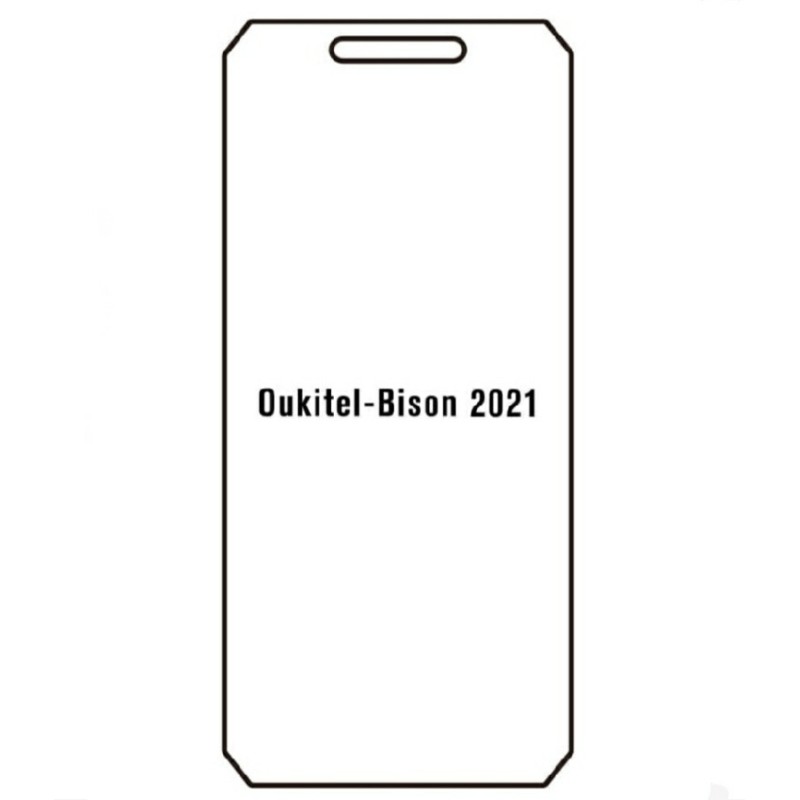 Гидрогелевая олеофобная защитная пленка для Oukitel Bison F150 2021 / Прозрачная