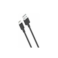 Кабель XO-NBP156 / Type-C - USB / 2.4 ампер / 1 метр / Чорний