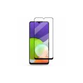 Загартоване захисне скло на Samsung Galaxy A22 (4G) SM-A225 / Чорна рамка