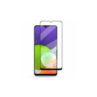 Загартоване захисне скло на Samsung Galaxy A22 (4G) SM-A225 / Чорна рамка