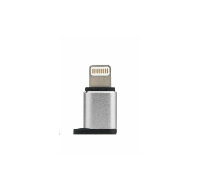 Перехідник REMAX RA-USB2 з Lightning на Micro для смартфонів та інших пристроїв / Сірий