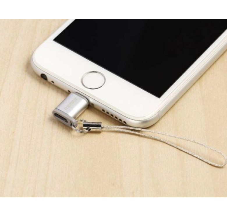 Перехідник REMAX RA-USB2 з Lightning на Micro для смартфонів та інших пристроїв / Сірий