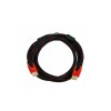 Кабель HDMI - HDMI / V1.4 / 3 метра / Нейлоновий / Чорний