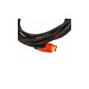 Кабель HDMI - HDMI / V1.4 / 3 метра / Нейлоновий / Чорний