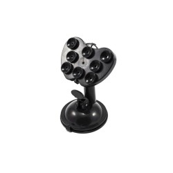 Тримач з вакуумними присосками для телефону в автомобіль UF 1-20 / Чорний