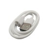 Зарядний магнітний USB-кабель для масажерів та інших портативних пристроїв / 80 см. — 6 мм. / Білий