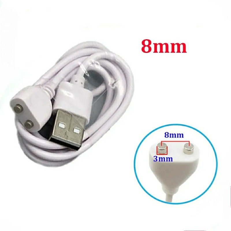 Зарядный магнитный кабель 8 мм для женского вибратора